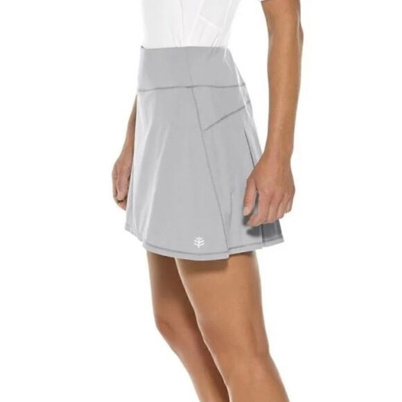 Coolibar gray grand slam UPF 50+ tennis skort size M